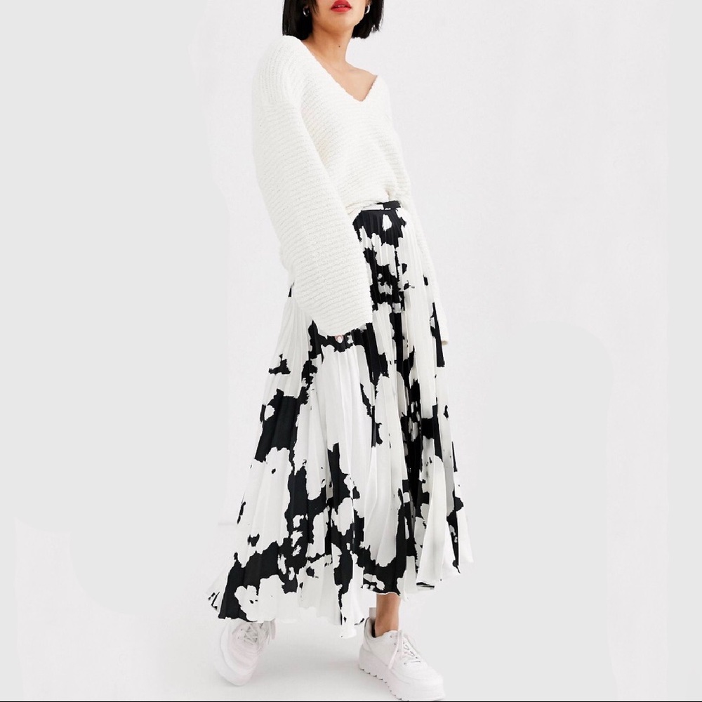 ASOS Pleated Midi Skirt